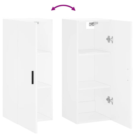 Wall Mounted Cabinet 34.5X34X90 Cm