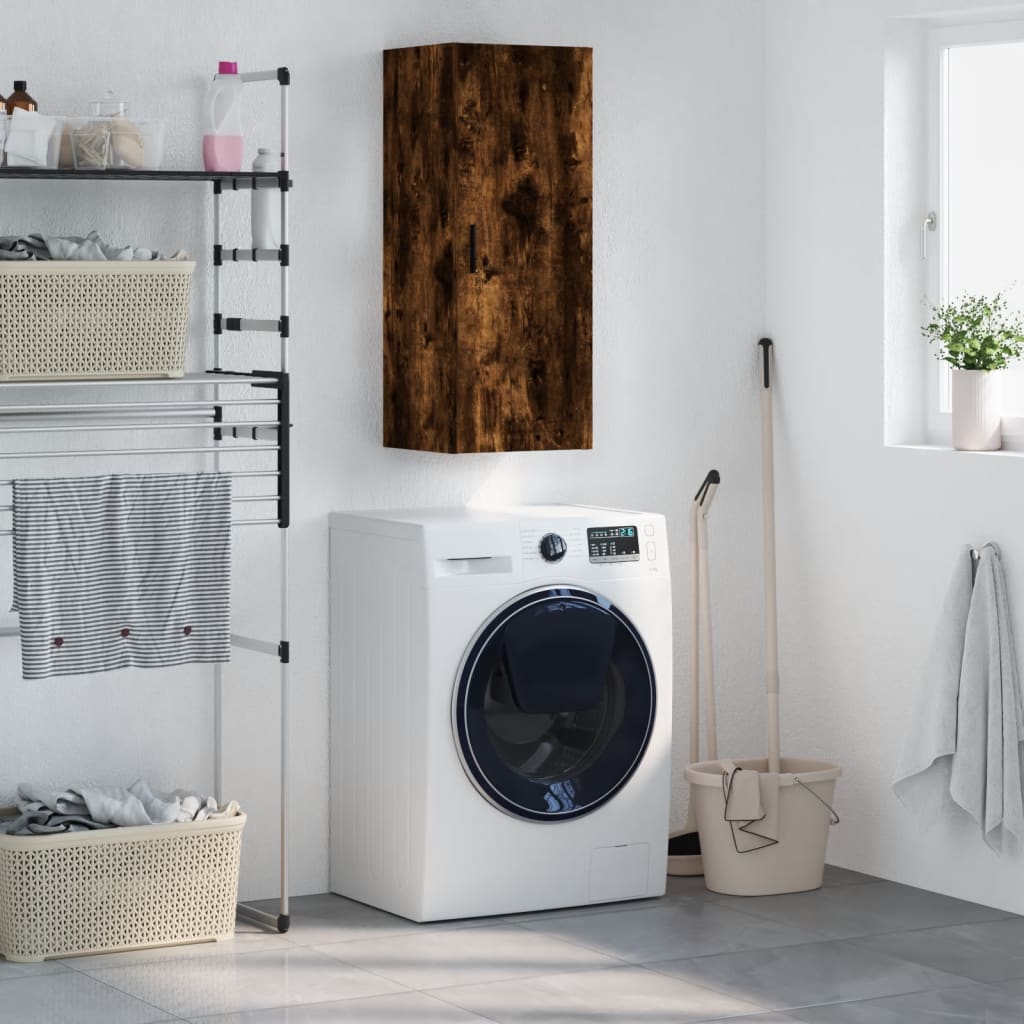 Wall Mounted Cabinet 34.5X34X90 Cm
