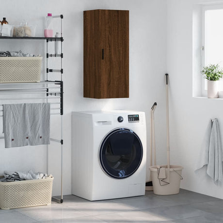 Wall Mounted Cabinet 34.5X34X90 Cm