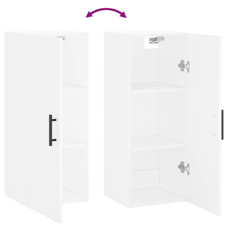 Wall Mounted Cabinet 34.5X34X90 Cm