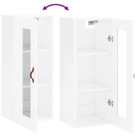 Wall Mounted Cabinet 34.5X34X90 Cm