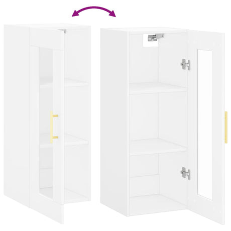 Wall Mounted Cabinet 34.5X34X90 Cm