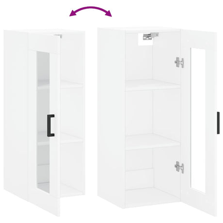 Wall Mounted Cabinet 34.5X34X90 Cm