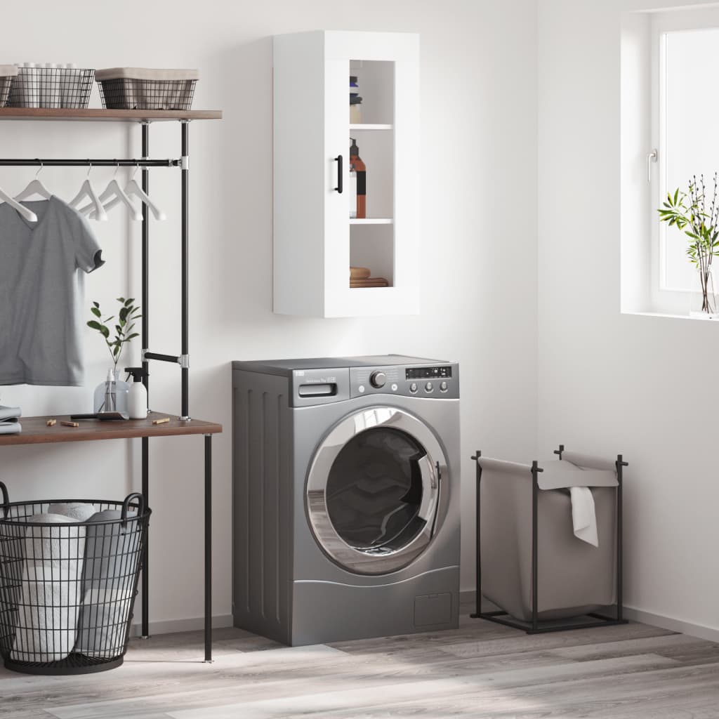 Wall Mounted Cabinet 34.5X34X90 Cm