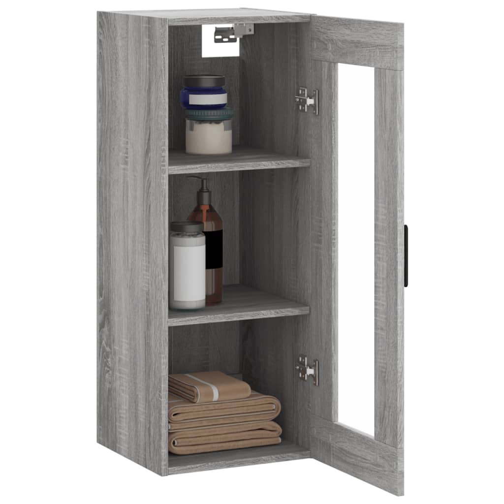 Wall Mounted Cabinet 34.5X34X90 Cm