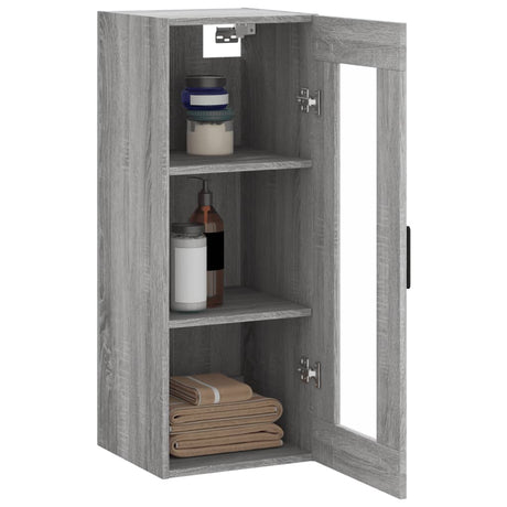 Wall Mounted Cabinet 34.5X34X90 Cm