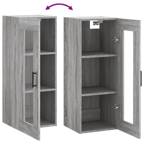 Wall Mounted Cabinet 34.5X34X90 Cm
