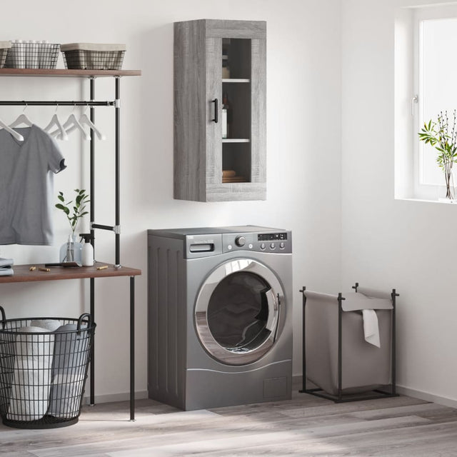 Wall Mounted Cabinet 34.5X34X90 Cm