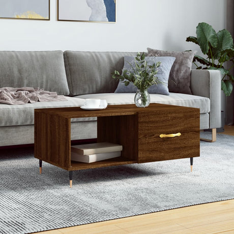 Coffee Table 90X50X40 Cm Engineered Wood