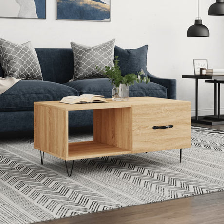 Coffee Table 90X50X40 Cm Engineered Wood