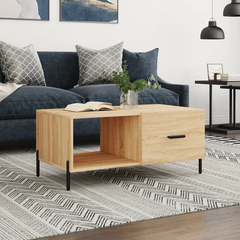 Coffee Table 90X50X40 Cm Engineered Wood