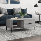 Coffee Table 90X50X40 Cm Engineered Wood