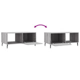 Coffee Table Grey Sonoma 90x50x40 cm Engineered Wood