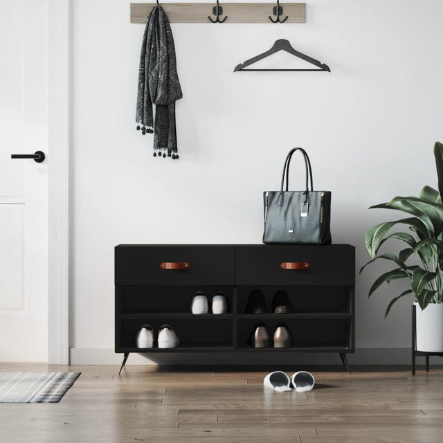Shoe Bench 102X35X55 Cm Engineered Wood