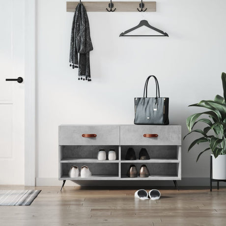 Shoe Bench 102X35X55 Cm Engineered Wood