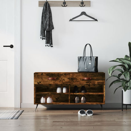 Shoe Bench 102X35X55 Cm Engineered Wood