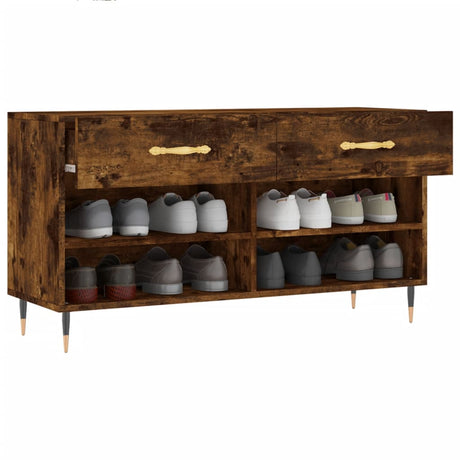 Shoe Bench 102X35X55 Cm Engineered Wood