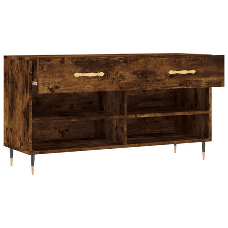 Shoe Bench 102X35X55 Cm Engineered Wood