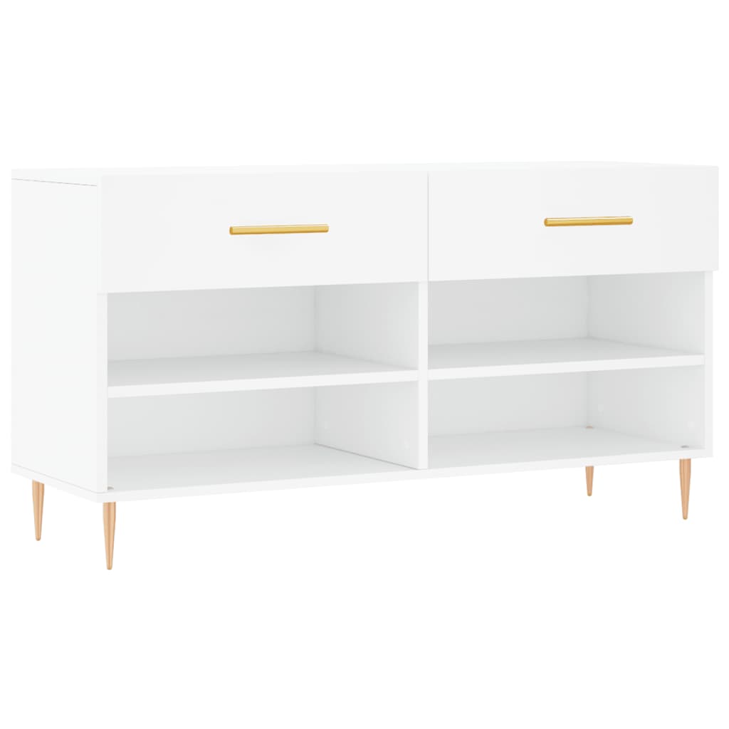 Shoe Bench 102X35X55 Cm Engineered Wood