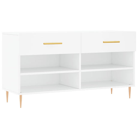 Shoe Bench 102X35X55 Cm Engineered Wood