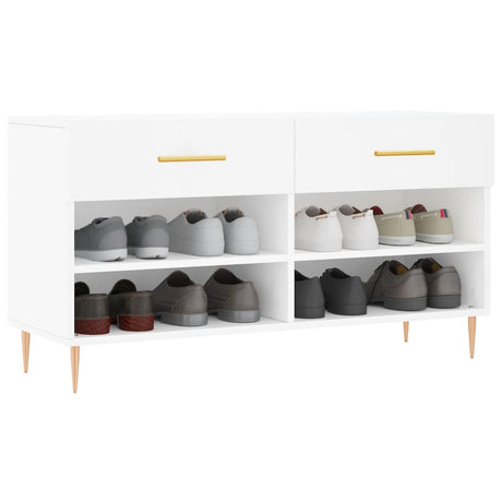 Shoe Bench 102X35X55 Cm Engineered Wood