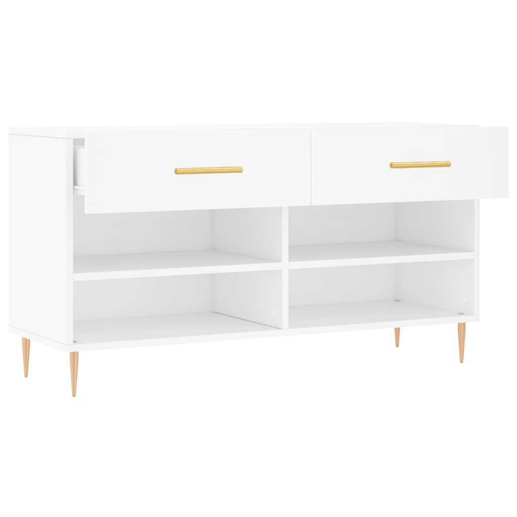 Shoe Bench 102X35X55 Cm Engineered Wood