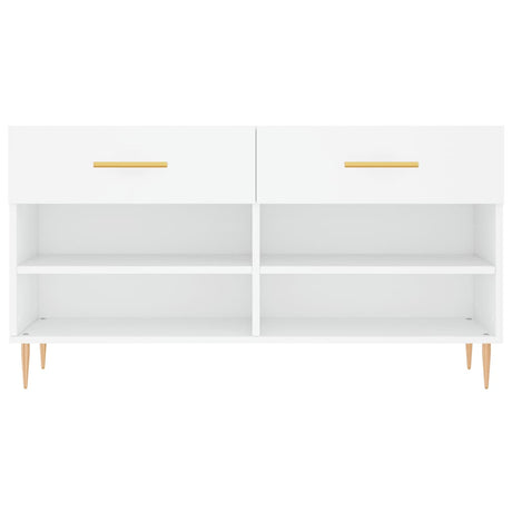 Shoe Bench 102X35X55 Cm Engineered Wood