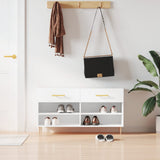 Shoe Bench 102X35X55 Cm Engineered Wood