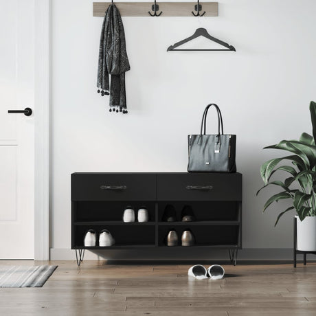 Shoe Bench 102X35X55 Cm Engineered Wood
