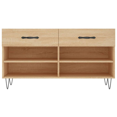 Shoe Bench 102X35X55 Cm Engineered Wood