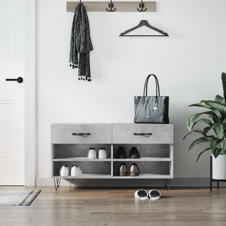 Shoe Bench 102X35X55 Cm Engineered Wood