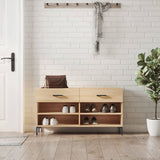 Shoe Bench 102X35X55 Cm Engineered Wood