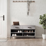 Shoe Bench 102X35X55 Cm Engineered Wood