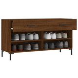 Shoe Bench 102X35X55 Cm Engineered Wood