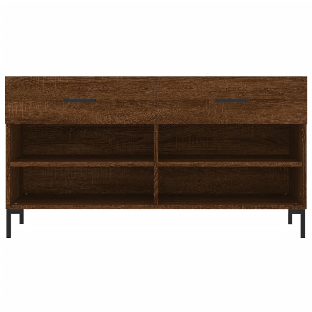 Shoe Bench 102X35X55 Cm Engineered Wood