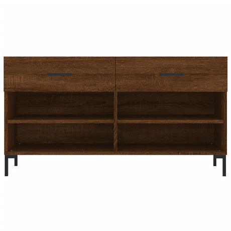 Shoe Bench 102X35X55 Cm Engineered Wood