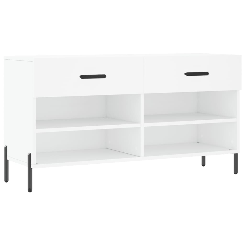 Shoe Bench 102X35X55 Cm Engineered Wood