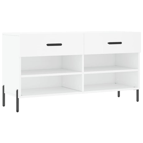 Shoe Bench 102X35X55 Cm Engineered Wood