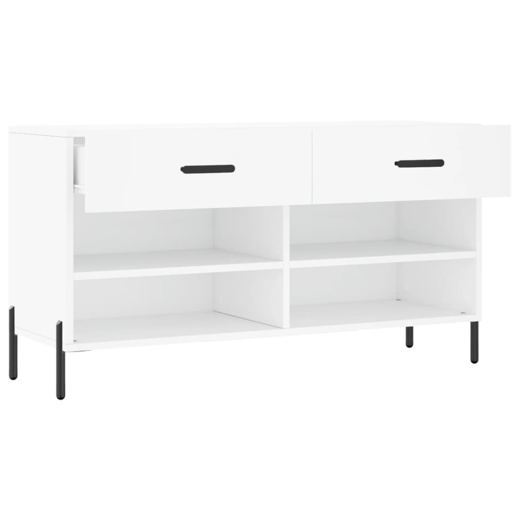 Shoe Bench 102X35X55 Cm Engineered Wood