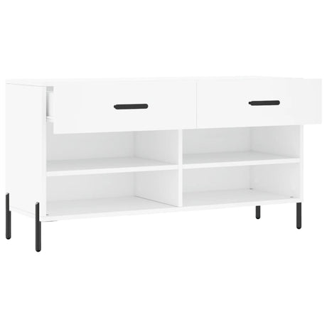 Shoe Bench 102X35X55 Cm Engineered Wood