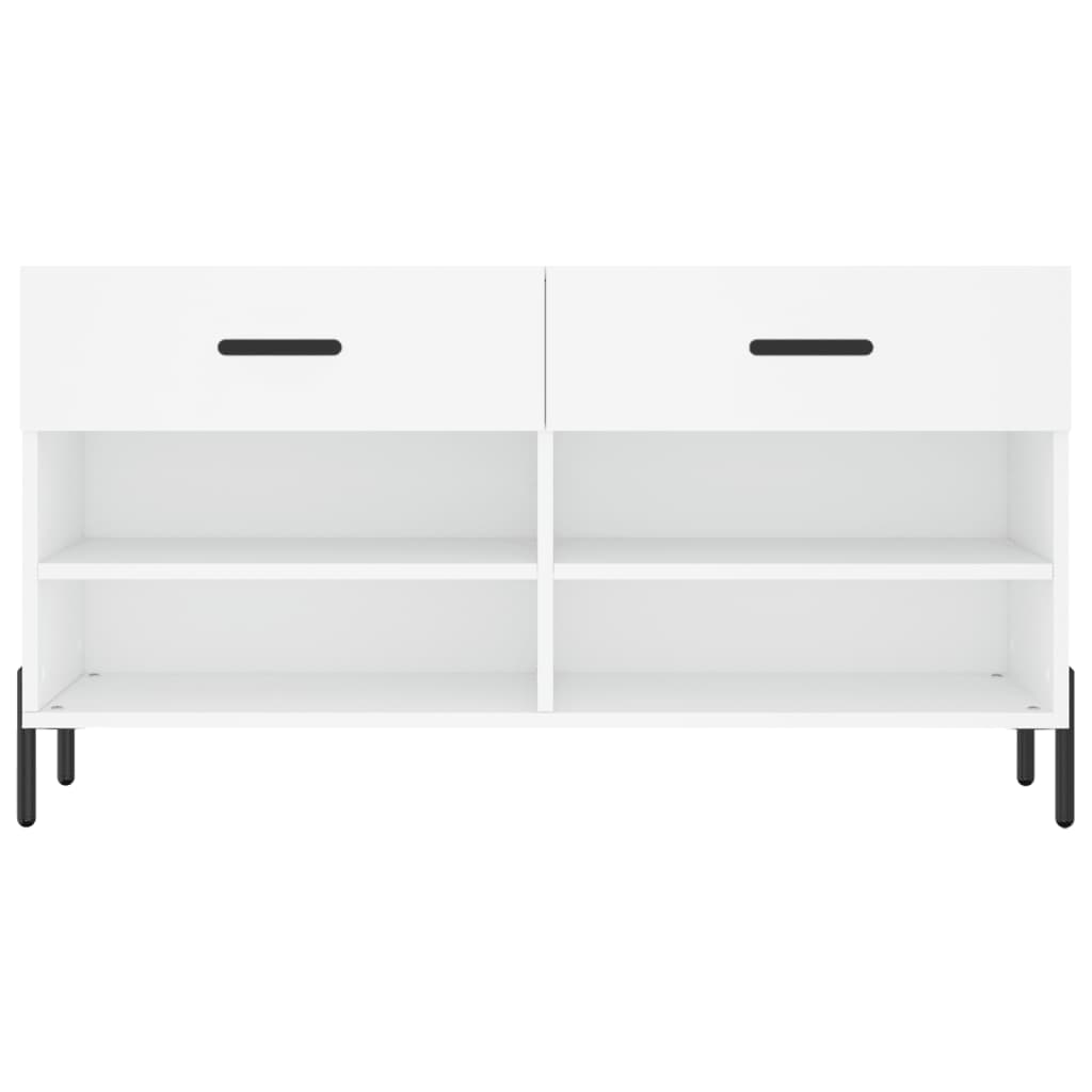 Shoe Bench 102X35X55 Cm Engineered Wood