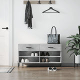Shoe Bench 102X35X55 Cm Engineered Wood