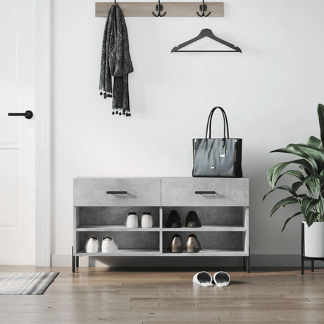 Shoe Bench 102X35X55 Cm Engineered Wood