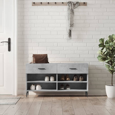 Shoe Bench 102X35X55 Cm Engineered Wood