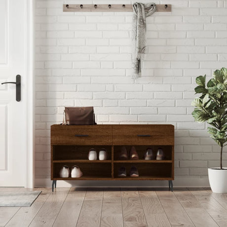 Shoe Bench 102X35X55 Cm Engineered Wood