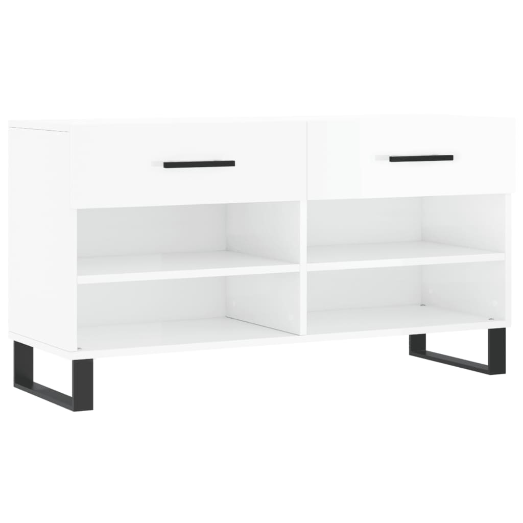 Shoe Bench 102X35X55 Cm Engineered Wood