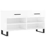 Shoe Bench 102X35X55 Cm Engineered Wood