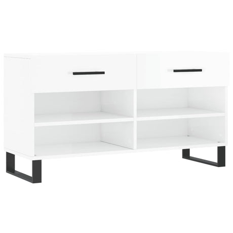 Shoe Bench 102X35X55 Cm Engineered Wood
