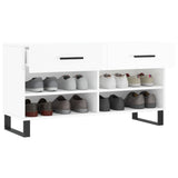 Shoe Bench 102X35X55 Cm Engineered Wood