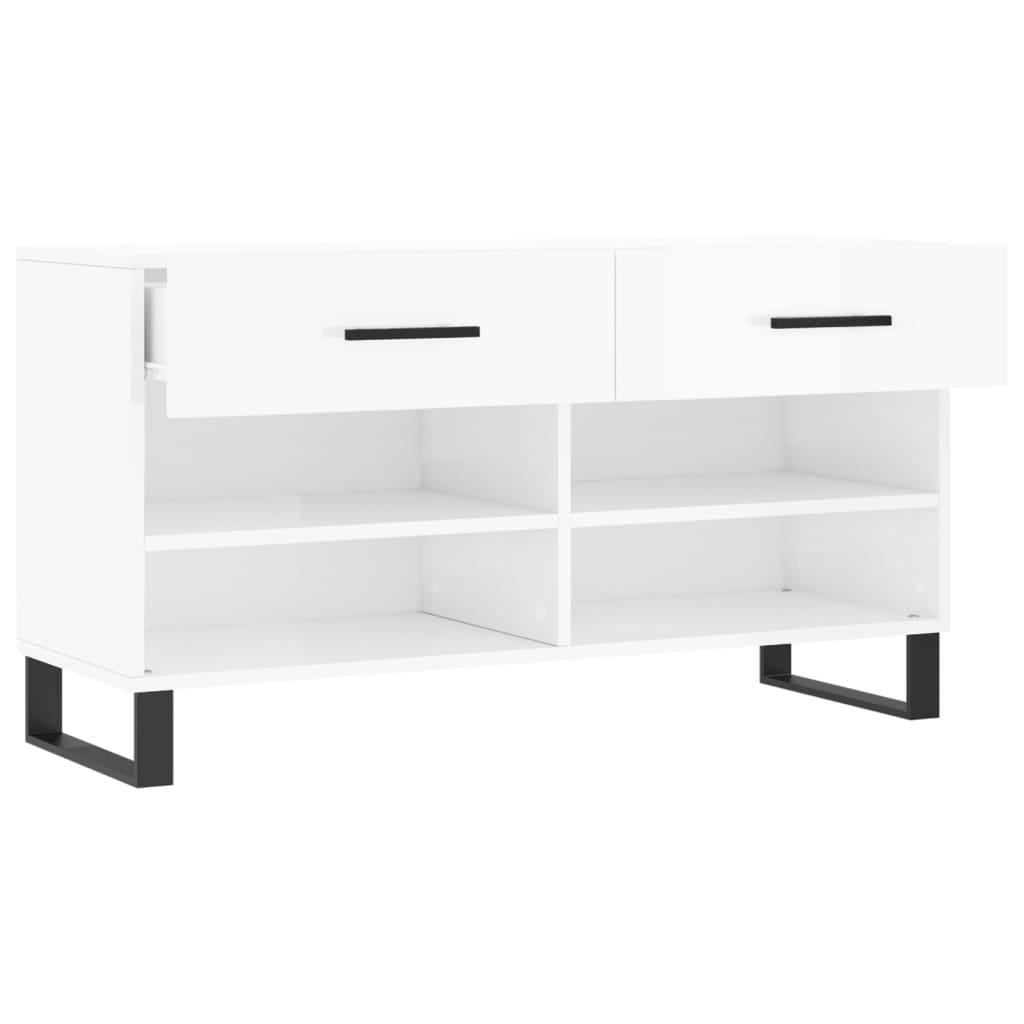 Shoe Bench 102X35X55 Cm Engineered Wood
